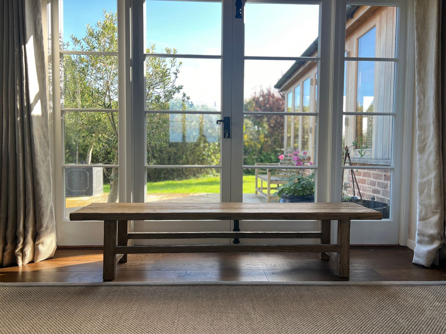 Lounge Bench Natural Elm