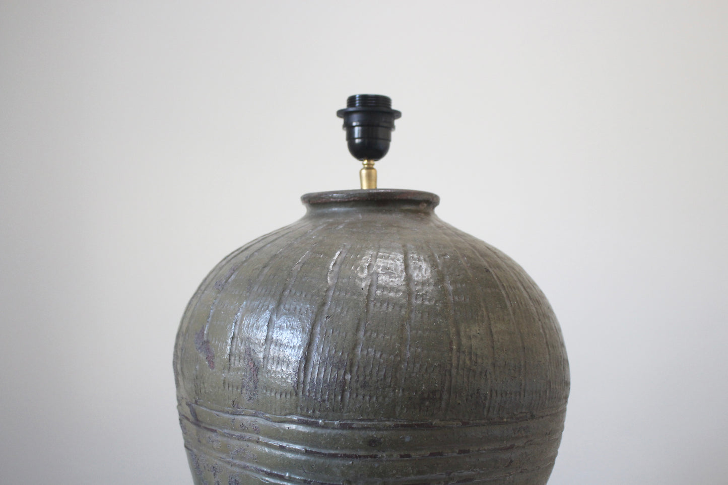 Authentic Olive Pot Lamp