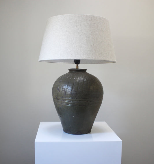 Authentic Olive Pot Lamp