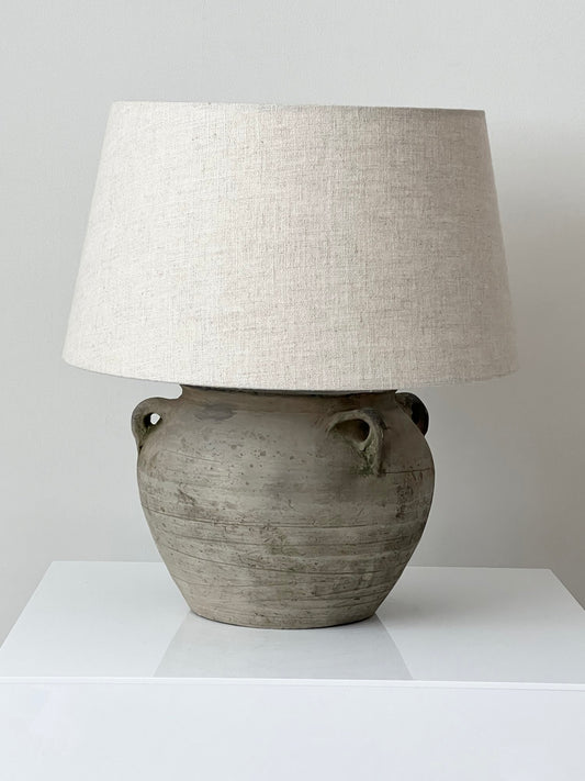 Small Olive Pot Lamp