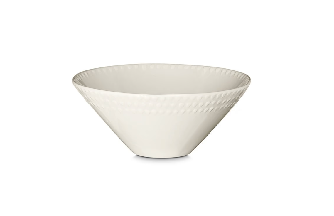 Ela Dinnerware Range - Large cream serving bowl