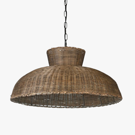 Rattan ceiling light